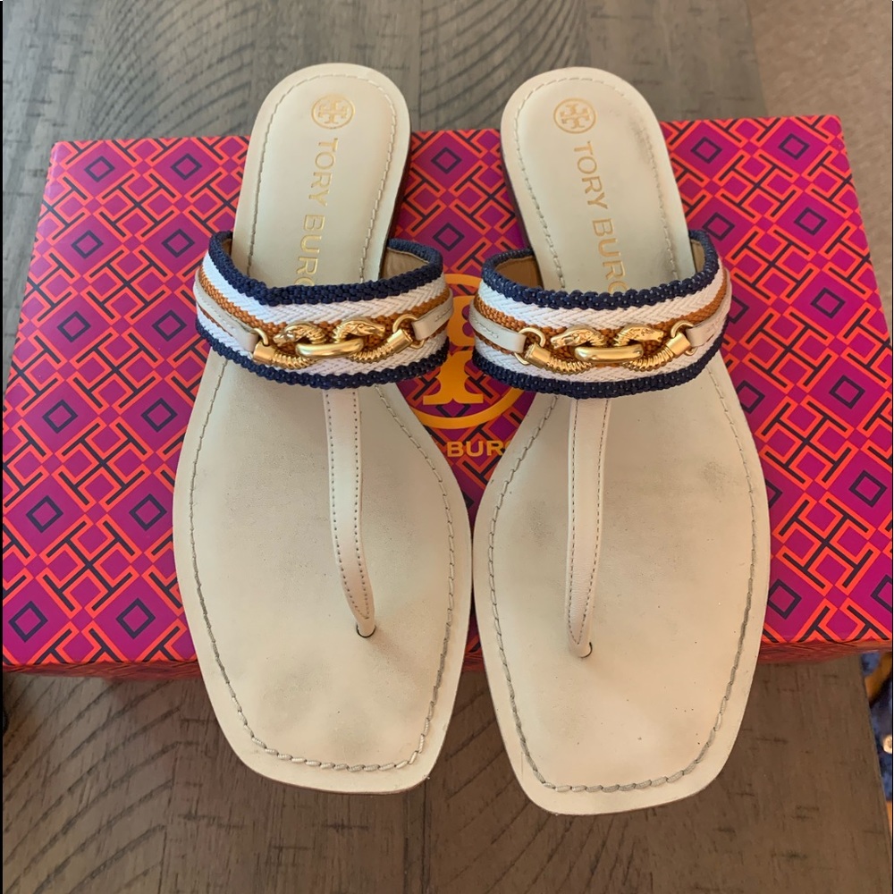 TORY BURCH JESSA THING SANDAL, Size 8.5